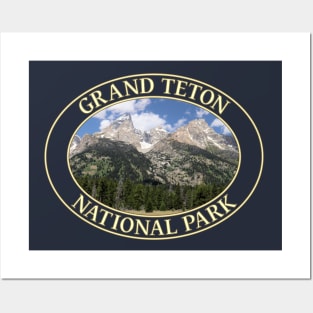 Mountains at Grand Teton National Park in Wyoming Posters and Art